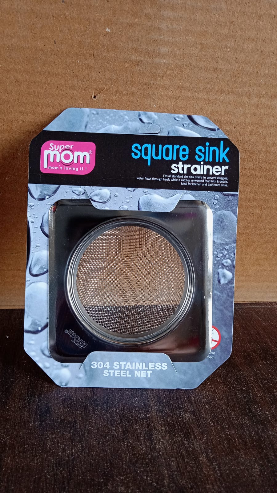 Supermom Stainless Steel Square Sink Strainer (1 Pc) Supermom Stainless Steel Square Sink Strainer (1 Pc)